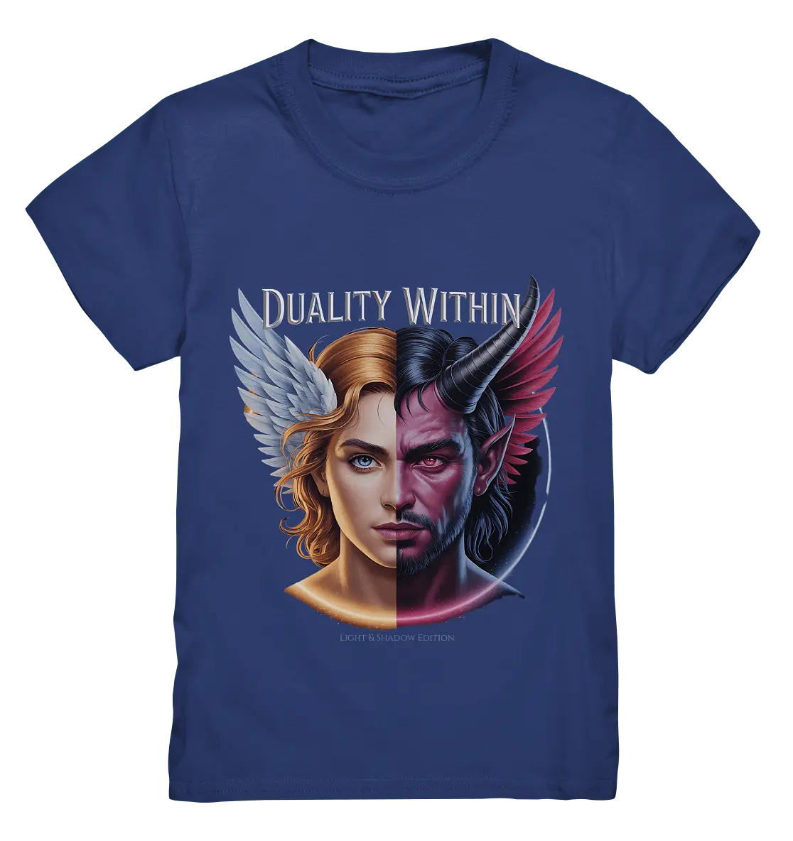 Dualität in uns – Engel & Dämon im Gleichgewicht ???????? - Kids Premium Shirt - Bright Lights Arts