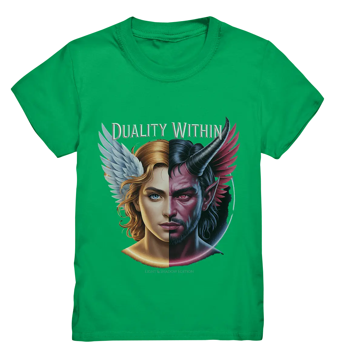 Dualität in uns – Engel & Dämon im Gleichgewicht ???????? - Kids Premium Shirt - Bright Lights Arts