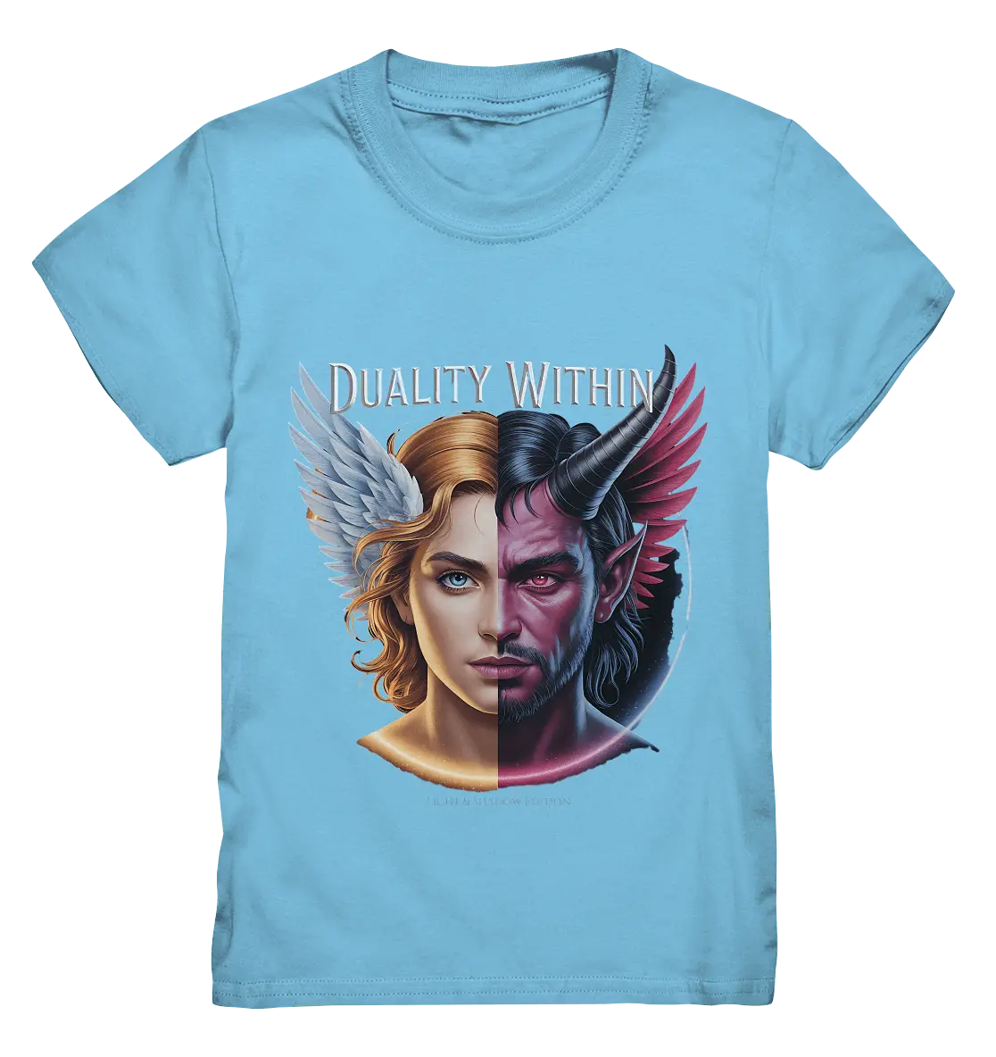 Dualität in uns – Engel & Dämon im Gleichgewicht ???????? - Kids Premium Shirt - Bright Lights Arts