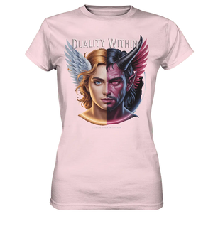 Dualität in uns – Engel & Dämon im Gleichgewicht ???????? - Ladies Premium Shirt - Bright Lights Arts