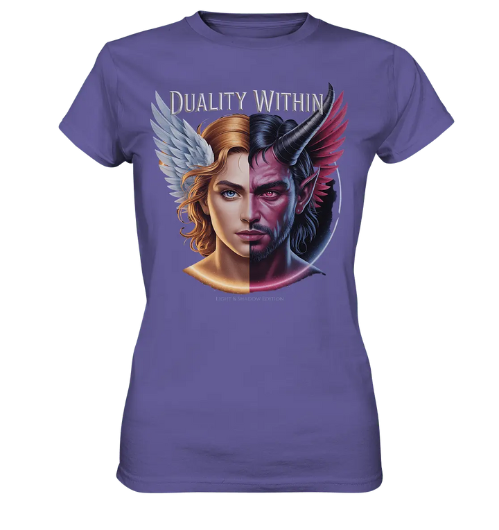 Dualität in uns – Engel & Dämon im Gleichgewicht ???????? - Ladies Premium Shirt - Bright Lights Arts