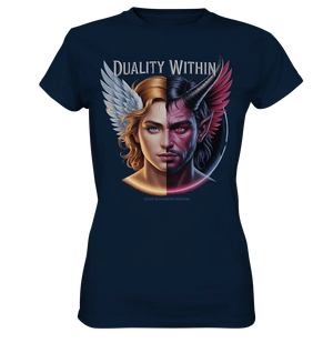 Dualität in uns – Engel & Dämon im Gleichgewicht ???????? - Ladies Premium Shirt - Bright Lights Arts