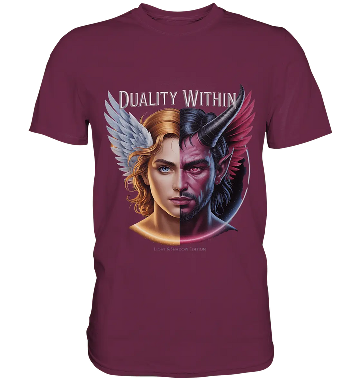 Dualität in uns – Engel & Dämon im Gleichgewicht ???????? - Premium Shirt - Bright Lights Arts
