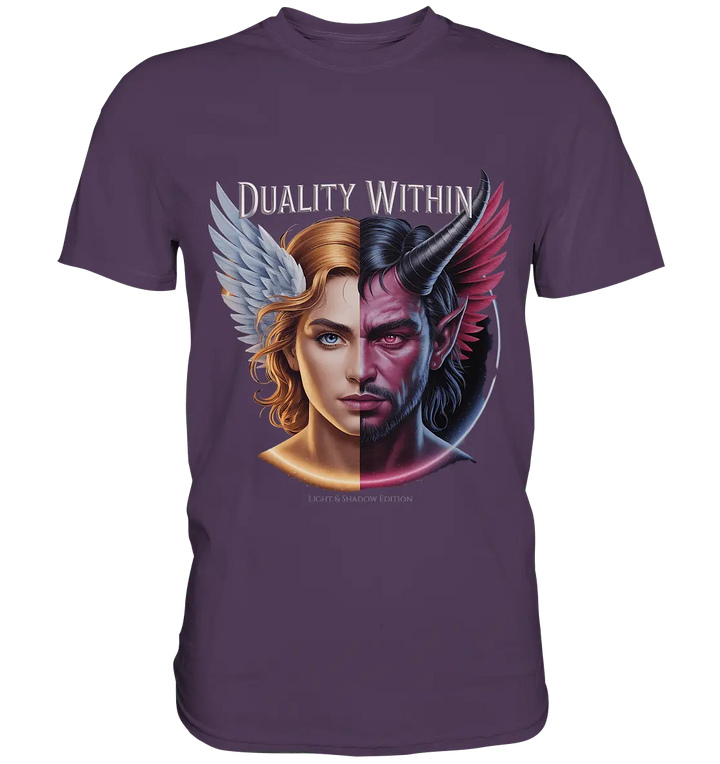 Dualität in uns – Engel & Dämon im Gleichgewicht ???????? - Premium Shirt - Bright Lights Arts