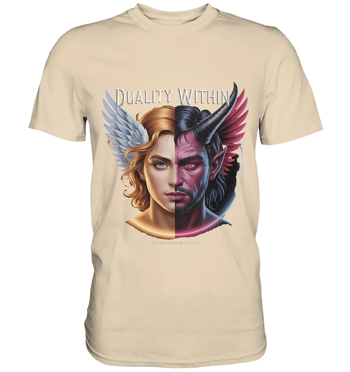 Dualität in uns – Engel & Dämon im Gleichgewicht ???????? - Premium Shirt - Bright Lights Arts