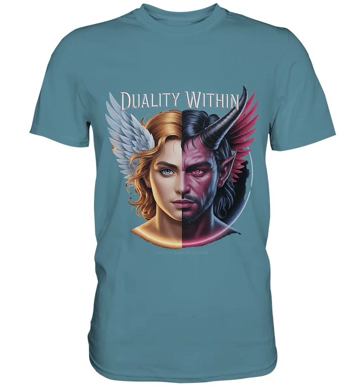 Dualität in uns – Engel & Dämon im Gleichgewicht ???????? - Premium Shirt - Bright Lights Arts