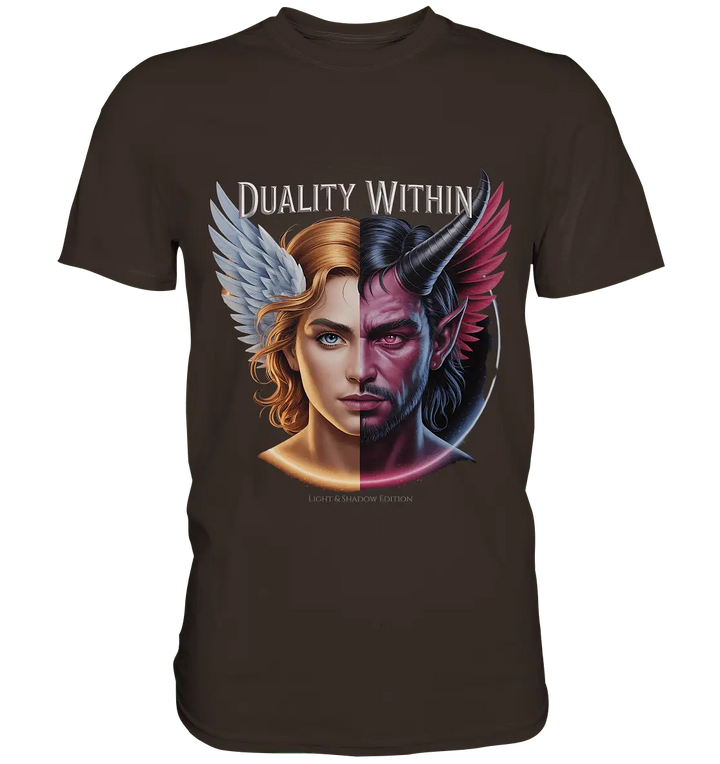 Dualität in uns – Engel & Dämon im Gleichgewicht ???????? - Premium Shirt - Bright Lights Arts