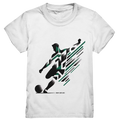 Dynamic Soccer Kick – Modernes Fußball-Design voller Energie - Kids Premium Shirt Bright Lights Arts