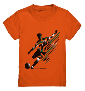 Dynamic Soccer Kick – Modernes Fußball-Design voller Energie - Kids Premium Shirt Bright Lights Arts