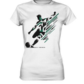 Dynamic Soccer Kick – Modernes Fußball-Design voller Energie - Ladies Premium Shirt Bright Lights Arts