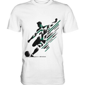 Dynamic Soccer Kick – Modernes Fußball-Design voller Energie - Premium Shirt Bright Lights Arts