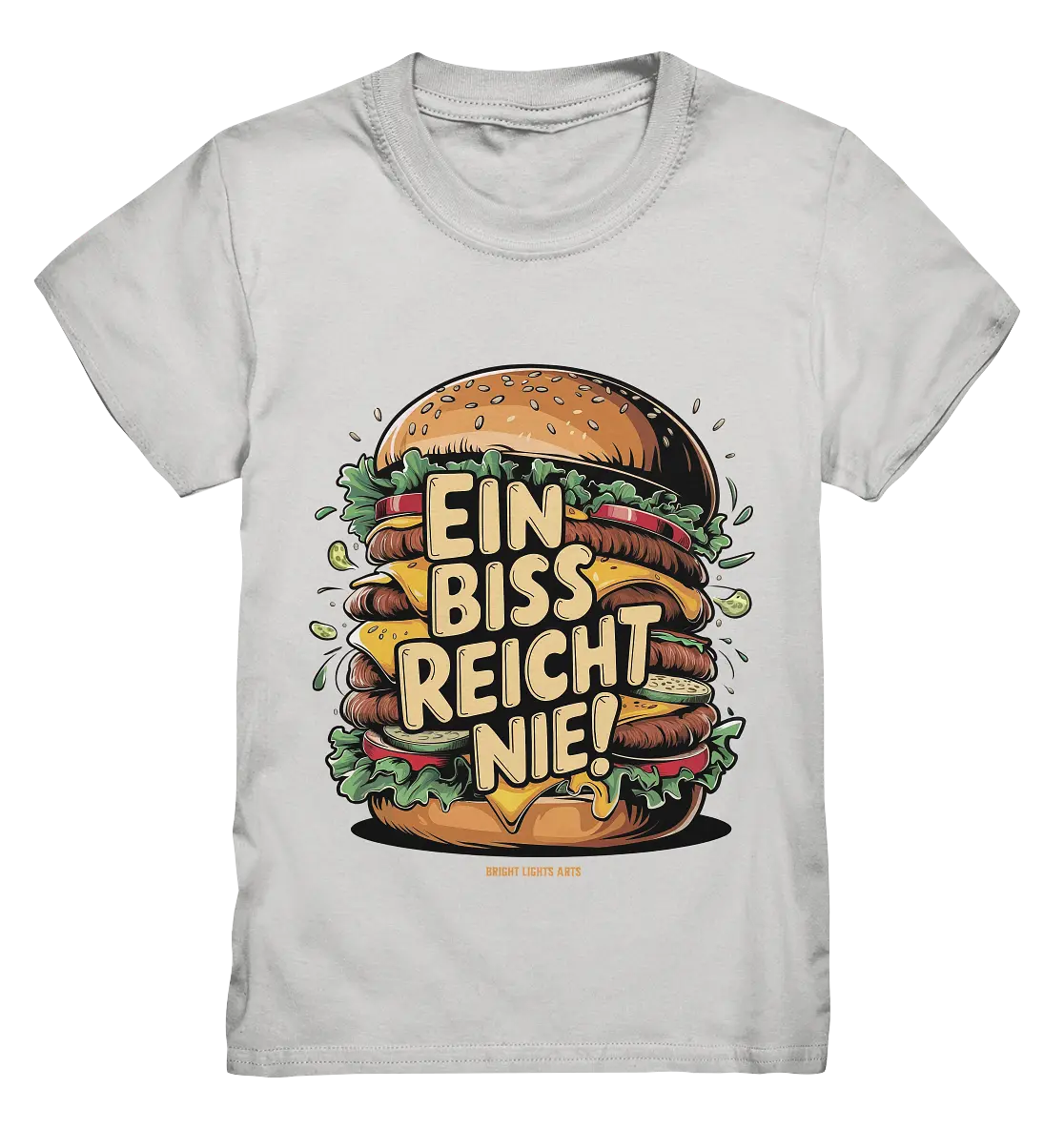 Ein Biss reicht nie – Der ultimative Burger - Kids Premium Shirt Bright Lights Arts