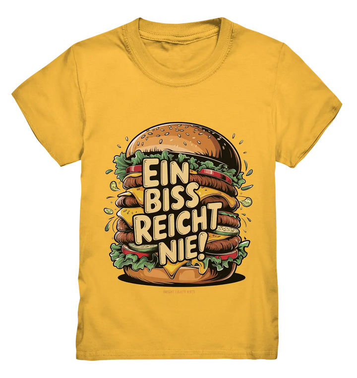 Ein Biss reicht nie – Der ultimative Burger - Kids Premium Shirt Bright Lights Arts