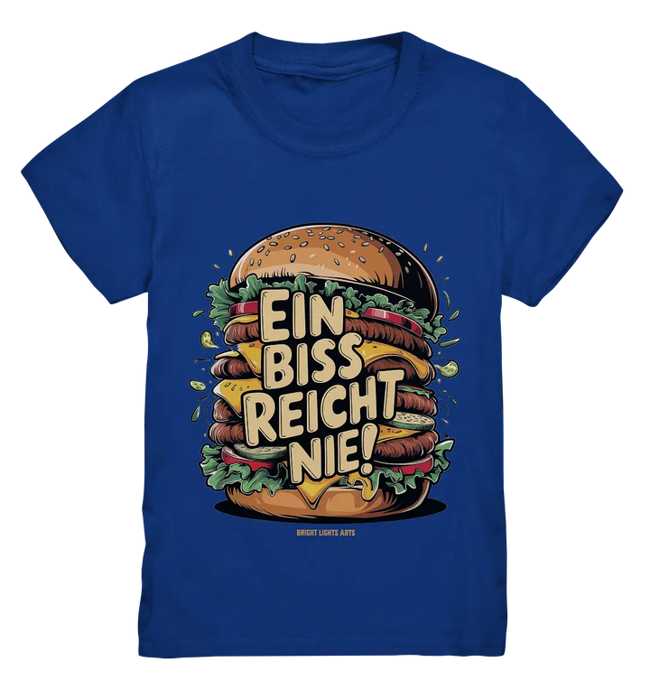Ein Biss reicht nie – Der ultimative Burger - Kids Premium Shirt Bright Lights Arts