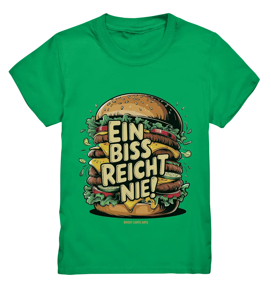 Ein Biss reicht nie – Der ultimative Burger - Kids Premium Shirt Bright Lights Arts