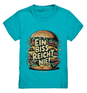 Ein Biss reicht nie – Der ultimative Burger - Kids Premium Shirt Bright Lights Arts
