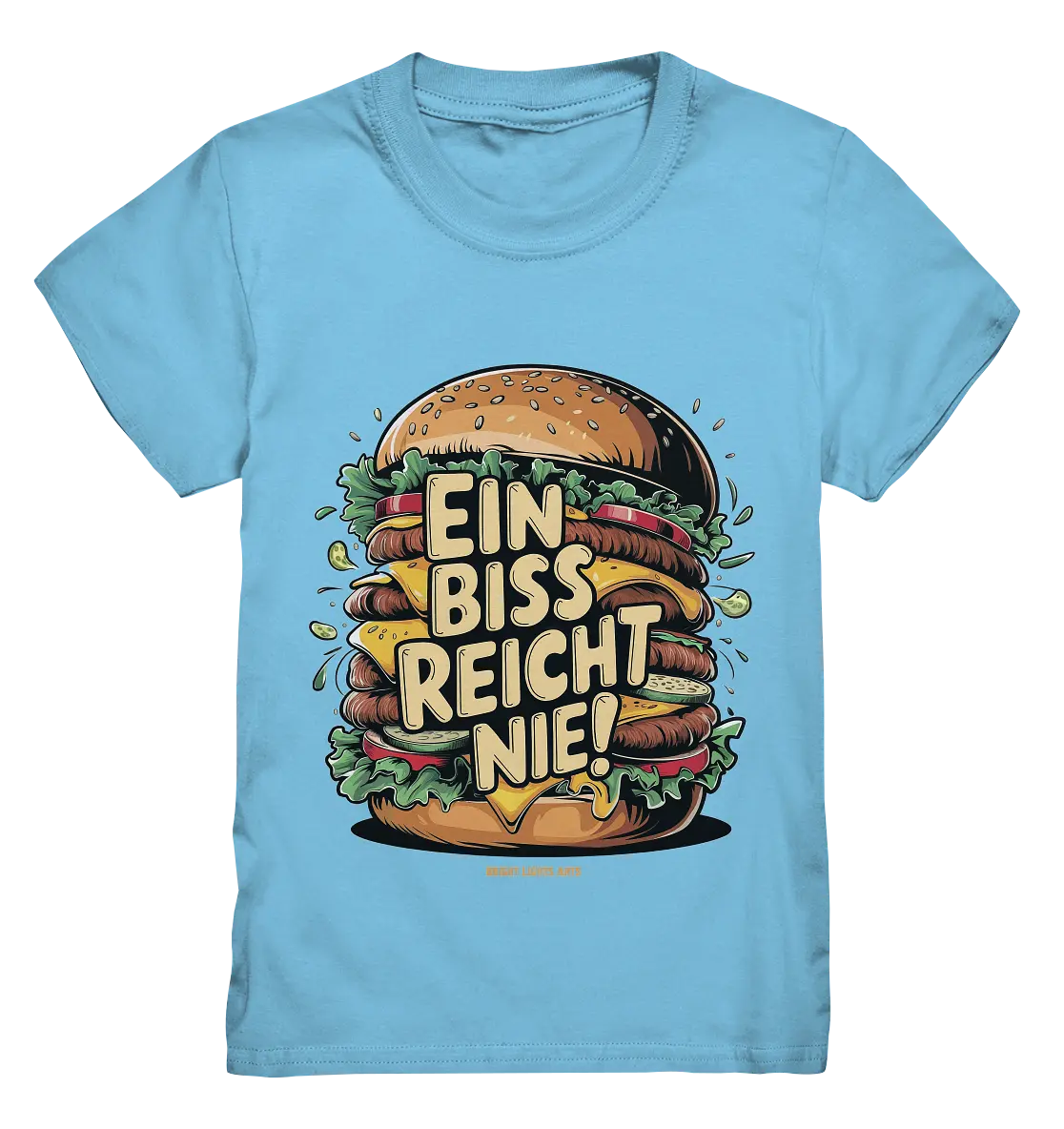 Ein Biss reicht nie – Der ultimative Burger - Kids Premium Shirt Bright Lights Arts