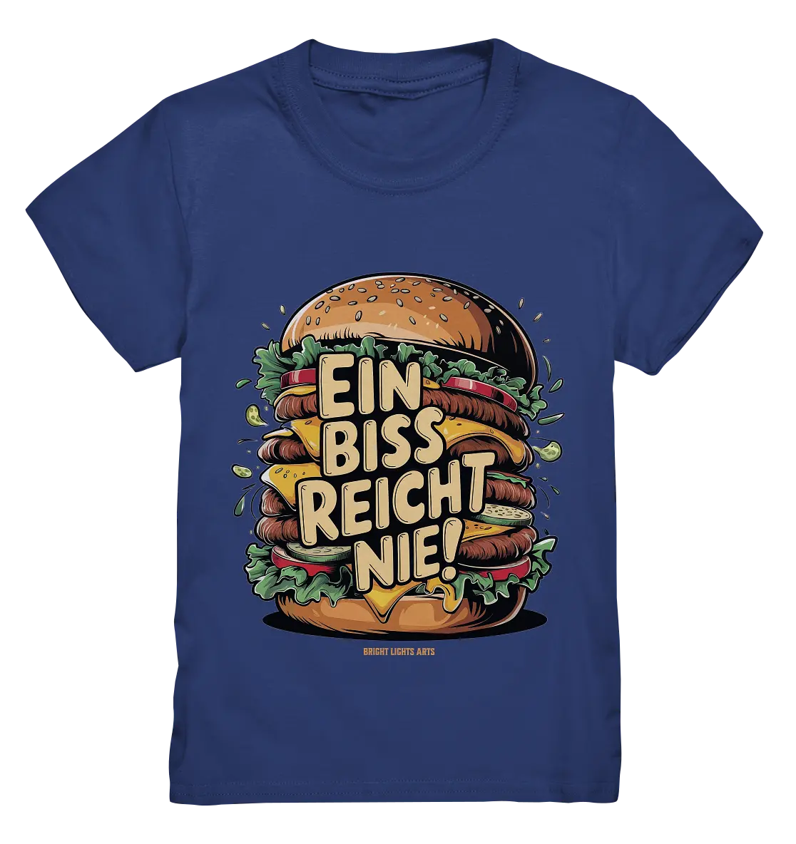 Ein Biss reicht nie – Der ultimative Burger - Kids Premium Shirt Bright Lights Arts