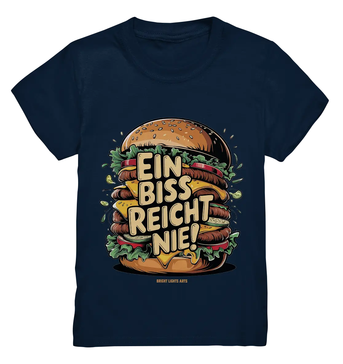 Ein Biss reicht nie – Der ultimative Burger - Kids Premium Shirt Bright Lights Arts