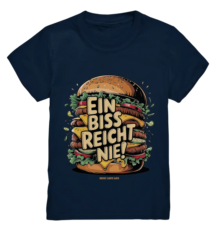 Ein Biss reicht nie – Der ultimative Burger - Kids Premium Shirt Bright Lights Arts