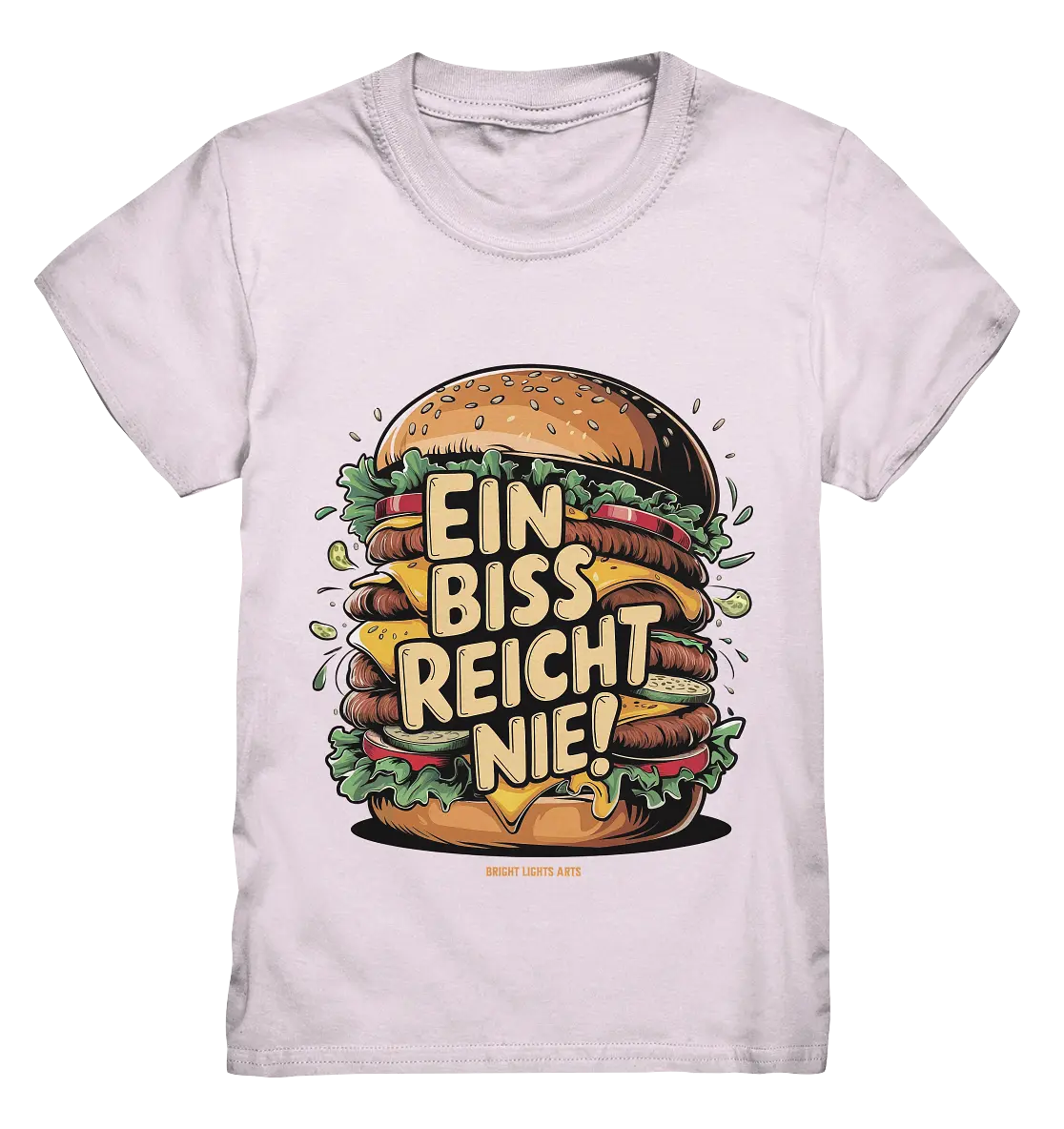 Ein Biss reicht nie – Der ultimative Burger - Kids Premium Shirt Bright Lights Arts