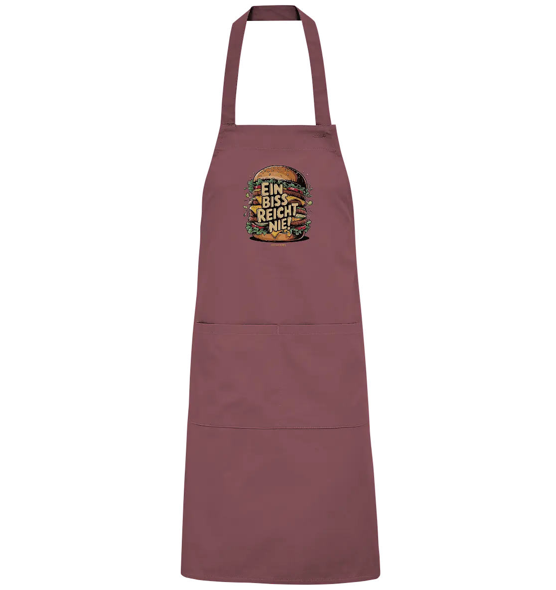 Ein Biss reicht nie – Der ultimative Burger - Organic Grillschürze Bright Lights Arts