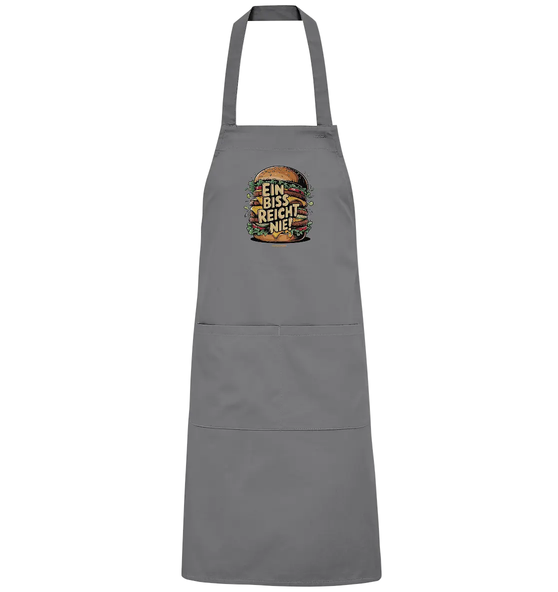 Ein Biss reicht nie – Der ultimative Burger - Organic Grillschürze Bright Lights Arts