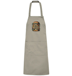 Ein Biss reicht nie – Der ultimative Burger - Organic Grillschürze Bright Lights Arts