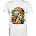 Ein Biss reicht nie – Der ultimative Burger - Premium Shirt Bright Lights Arts