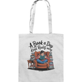 Ein Buch am Tag – Fantasie statt Realität - Baumwolltasche Bright Lights Arts