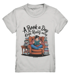 Ein Buch am Tag – Fantasie statt Realität - Kids Premium Shirt Bright Lights Arts