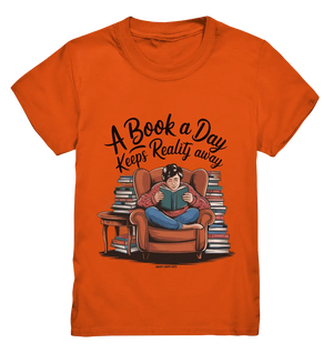 Ein Buch am Tag – Fantasie statt Realität - Kids Premium Shirt Bright Lights Arts