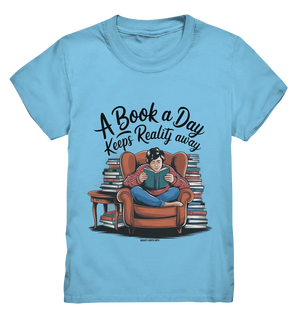 Ein Buch am Tag – Fantasie statt Realität - Kids Premium Shirt Bright Lights Arts