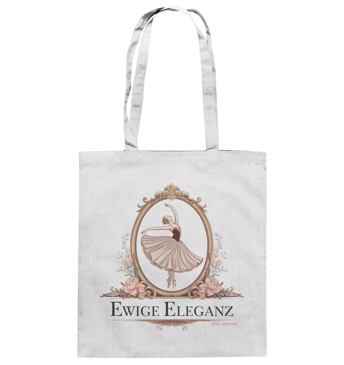 Elise Ballett – Eleganz im Vintage-Stil - Baumwolltasche Bright Lights Arts