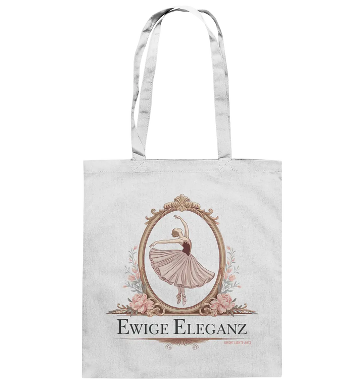 Elise Ballett – Eleganz im Vintage-Stil - Baumwolltasche Bright Lights Arts
