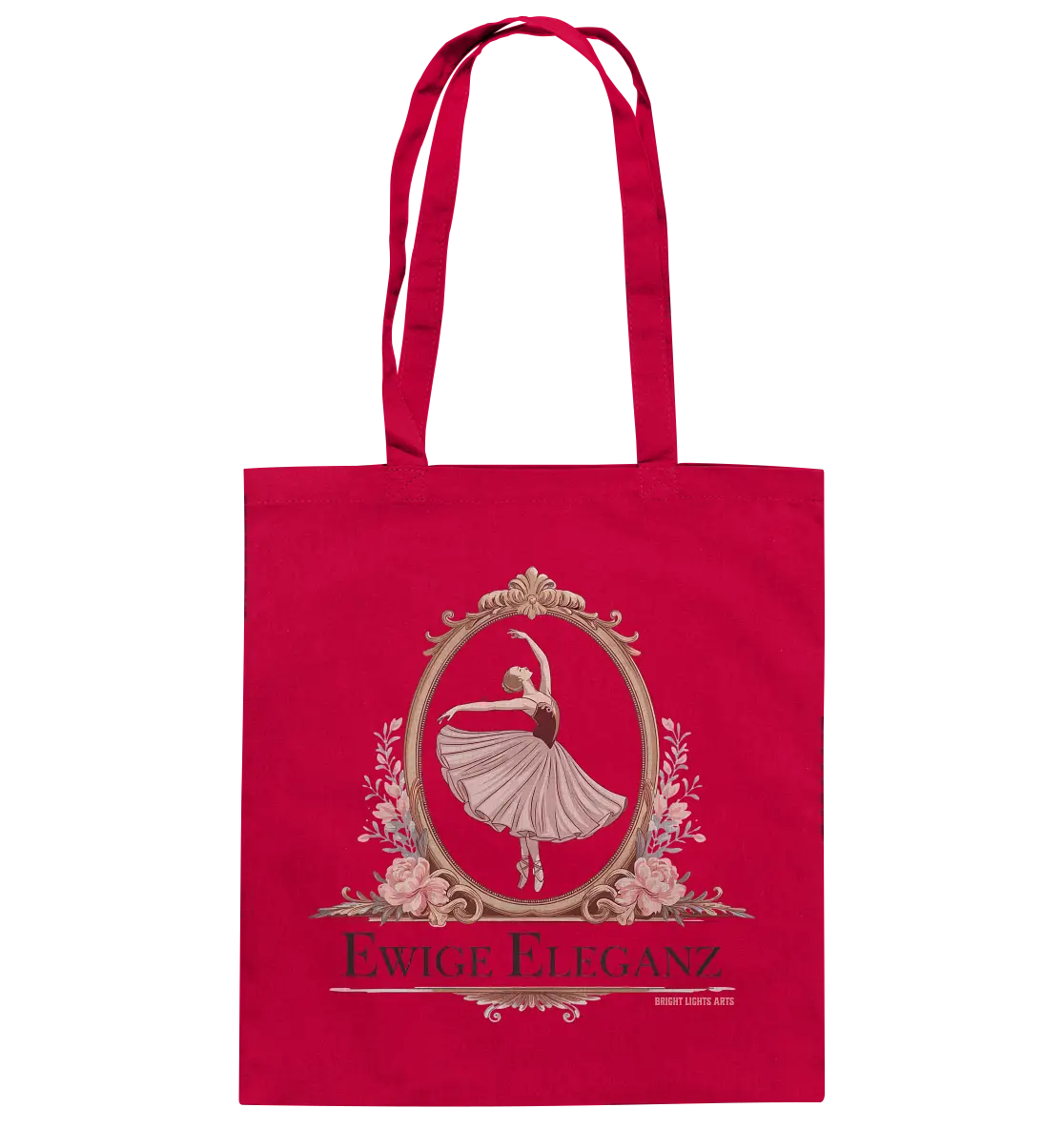 Elise Ballett – Eleganz im Vintage-Stil - Baumwolltasche Bright Lights Arts