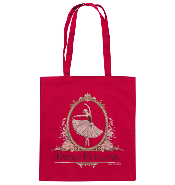 Elise Ballett – Eleganz im Vintage-Stil - Baumwolltasche Bright Lights Arts