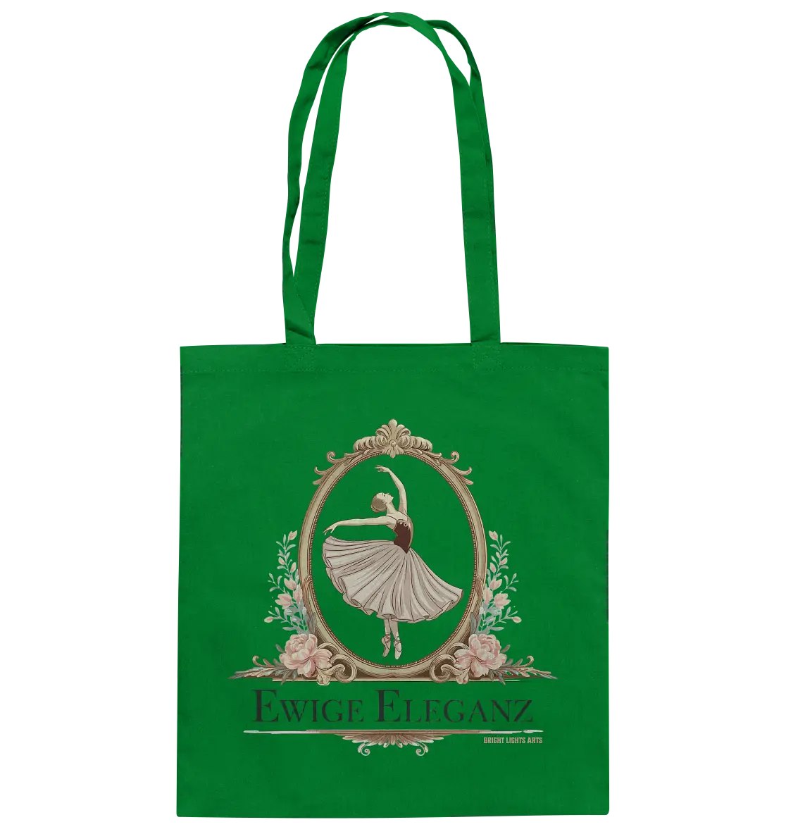 Elise Ballett – Eleganz im Vintage-Stil - Baumwolltasche Bright Lights Arts