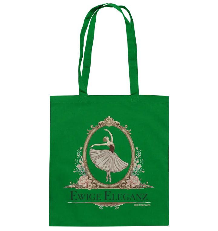 Elise Ballett – Eleganz im Vintage-Stil - Baumwolltasche Bright Lights Arts