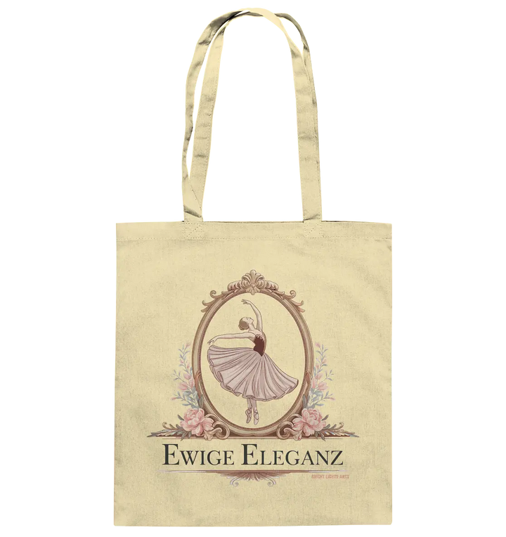 Elise Ballett – Eleganz im Vintage-Stil - Baumwolltasche Bright Lights Arts