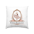Elise Ballett – Eleganz im Vintage-Stil - Kissen 40x40cm Bright Lights Arts