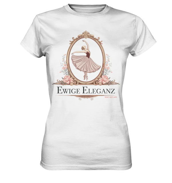 Elise Ballett – Eleganz im Vintage-Stil - Ladies Premium Shirt Bright Lights Arts