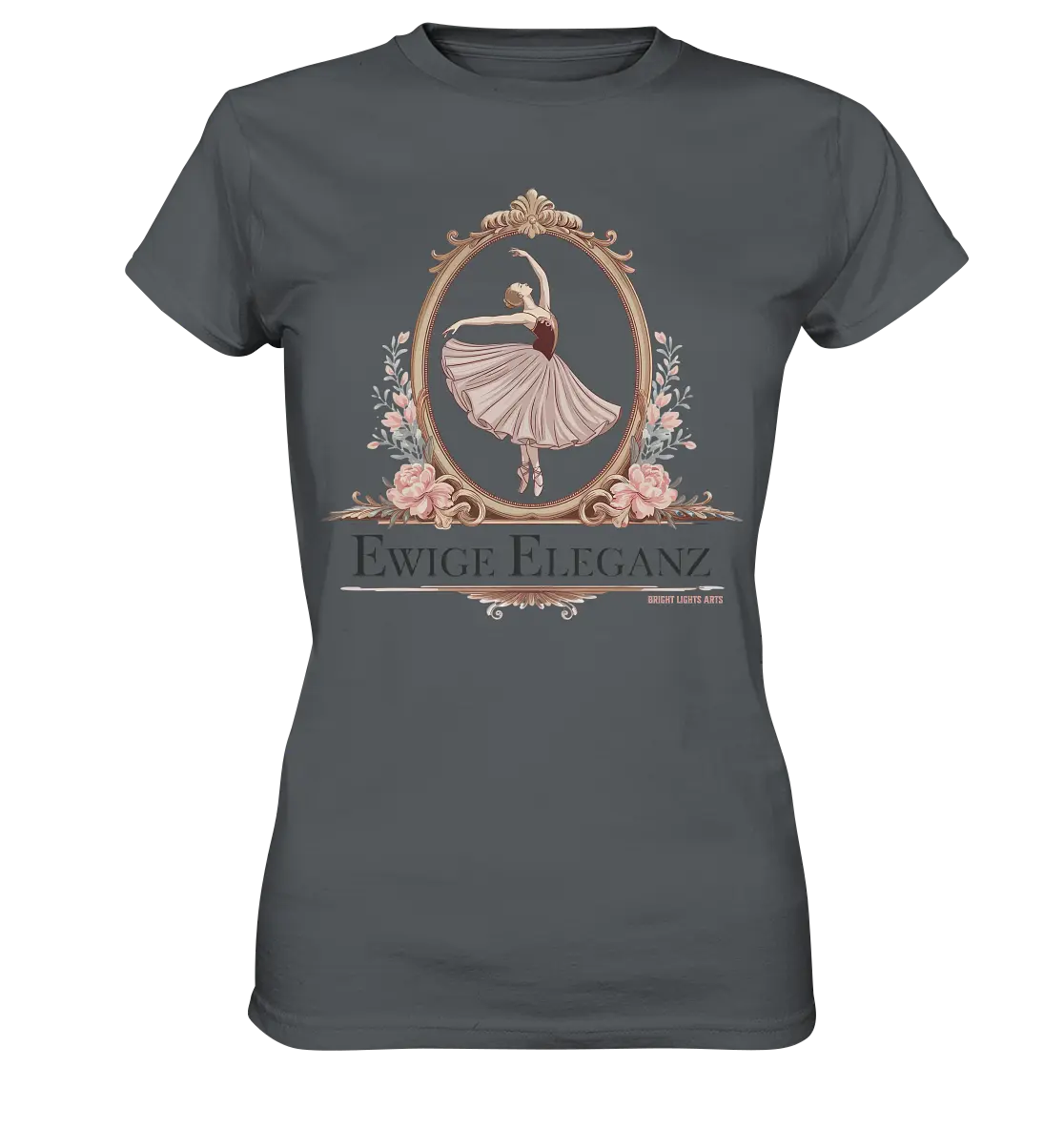 Elise Ballett – Eleganz im Vintage-Stil - Ladies Premium Shirt Bright Lights Arts