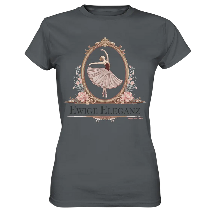 Elise Ballett – Eleganz im Vintage-Stil - Ladies Premium Shirt Bright Lights Arts