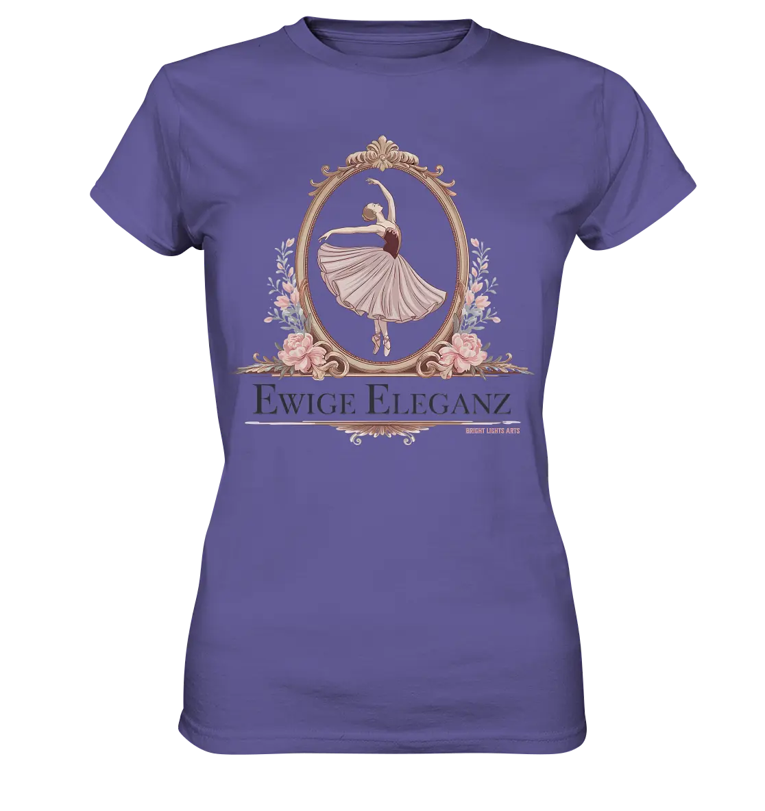 Elise Ballett – Eleganz im Vintage-Stil - Ladies Premium Shirt Bright Lights Arts