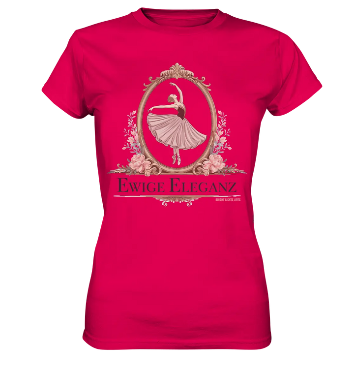 Elise Ballett – Eleganz im Vintage-Stil - Ladies Premium Shirt Bright Lights Arts