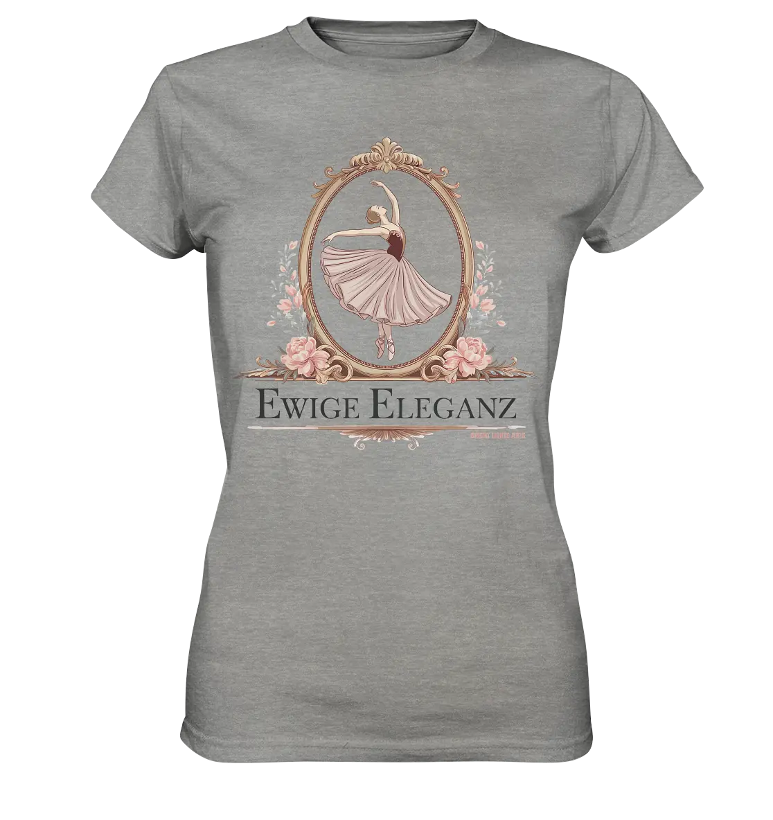 Elise Ballett – Eleganz im Vintage-Stil - Ladies Premium Shirt Bright Lights Arts