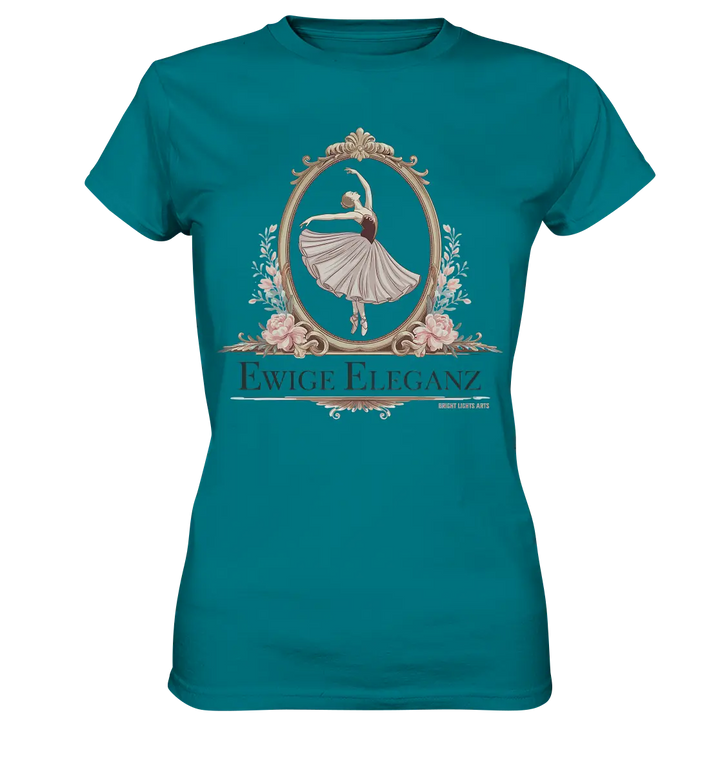 Elise Ballett – Eleganz im Vintage-Stil - Ladies Premium Shirt Bright Lights Arts