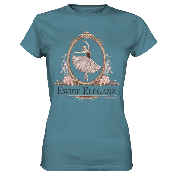 Elise Ballett – Eleganz im Vintage-Stil - Ladies Premium Shirt Bright Lights Arts