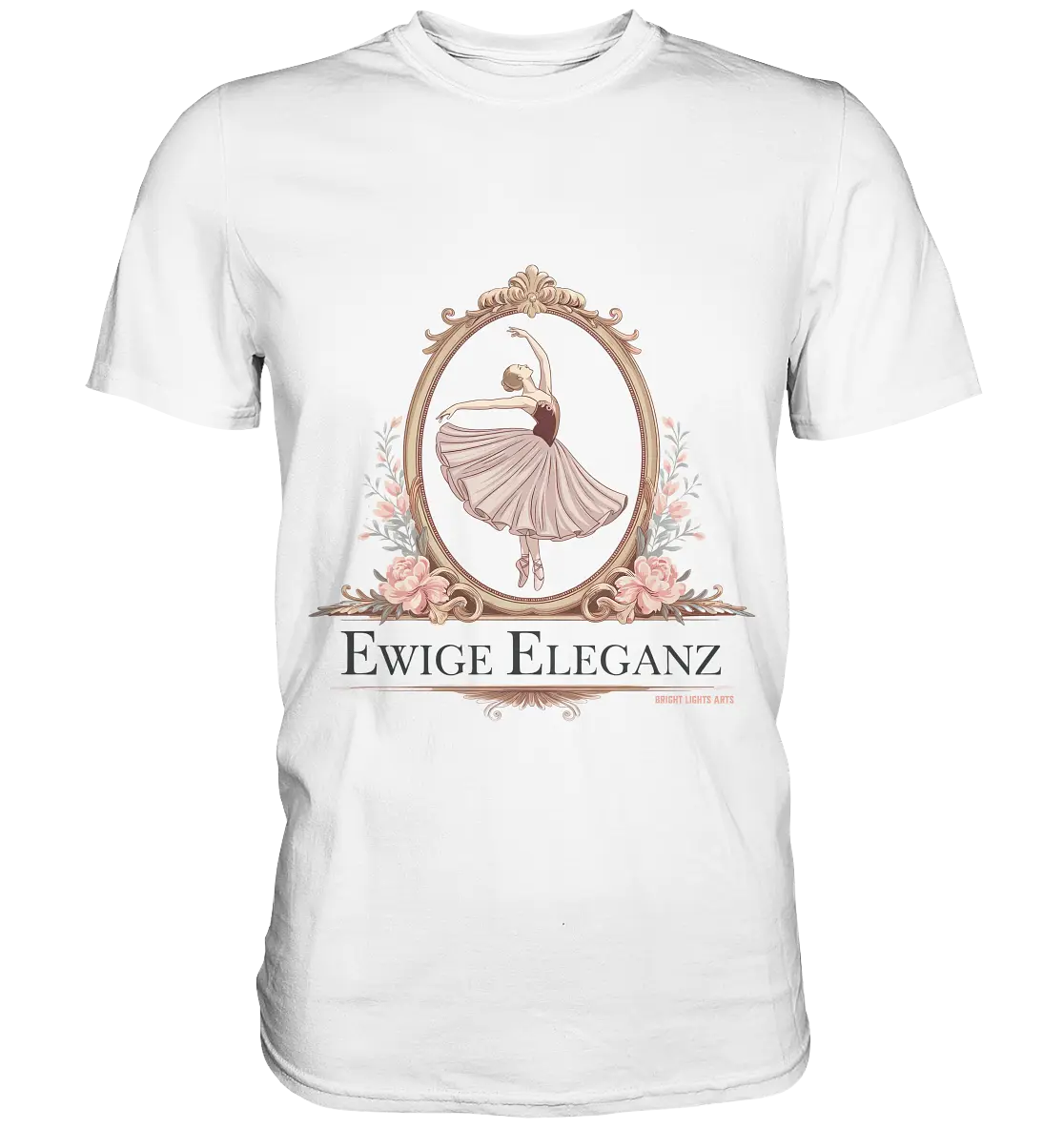 Elise Ballett – Eleganz im Vintage-Stil - Premium Shirt Bright Lights Arts